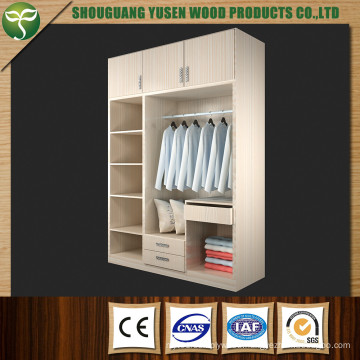 MDF Open Style Design Wardrobe Without Doors